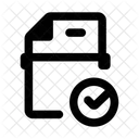 Validierung Genehmigen Genehmigung Symbol