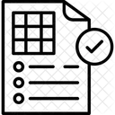 Validierung Datenprufung Aufgabenuberprufung Symbol