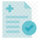 Blutspende Medizinisch Validierung Symbol