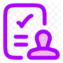 Validierung Genehmigung Symbol