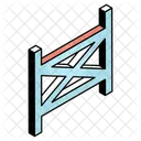 Valla Piquete Barrera Icono