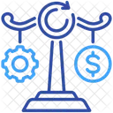 Valor Costo Dinero Icono