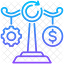 Valor Costo Dinero Icono