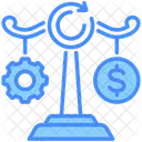 Valor Costo Dinero Icono