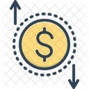 Valor De Moneda Inversion Financiero Icono