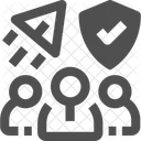 Valor Scrum Proteccion Del Usuario Escudo De Usuario Icon