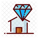 Valore Valore Della Proprieta Valore Del Diamante Della Proprieta Icon