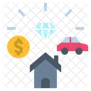Value Property Rich Icon