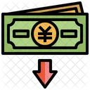 Value Money Down Business And Finance Value Icon