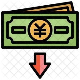 Value Money Down  Icon