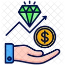 Value Proposal Diamond Money Icon