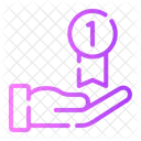 Value Proposal Medal Hand Icon