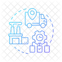 Process Value Stream Mapping Process Map Icon