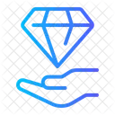 Values Diamond Give Icon