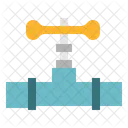 Valve Pipe Construction Icon