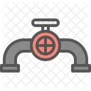 Valve Pipe Pipeline Icon