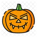 Vampire Pumpkin Halloween Icon