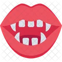 Vampire Dracula Teeth Icon