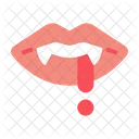 Vampire Teeth Mouth Icon