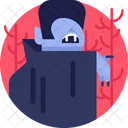 Vampire Ghoul Spooky Icon