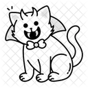 Vampire Cat Horror Haunted Icon