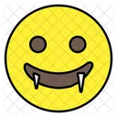 Vampire Emoji Emoticon Smiley Icon