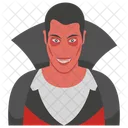 Vampire Bloody Character Halloween Icon