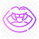 Vampire Fangs Mouth Icon