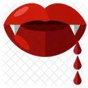 Vampire Lips Evil Icon