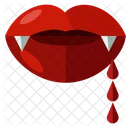 Vampire Lips Evil Icon