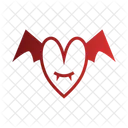 Heart Vampire Monster Icon