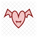 Heart Vampire Monster Icon