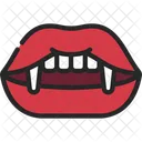 Vampire Mouth Spooky Icon