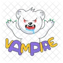 Vampire Teddy Vampire Bear Evil Bear Icon