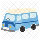 Van Blue Van Minivan Icon