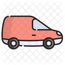 Courier Shipping Truck Icon