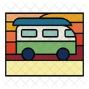 Van Travel Adventure Icon