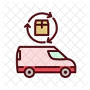 Van Delivery Box Package Icon