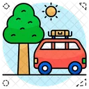 Van Road Trip Vehicle Icon