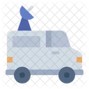 Van Plate Satellite Mobilitation Icon
