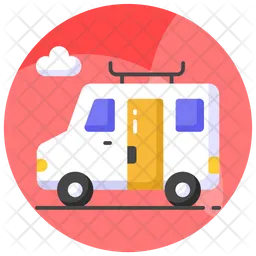 Van de viagem  Ícone