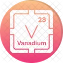 Vanadium Preodic Table Preodic Elements Icon
