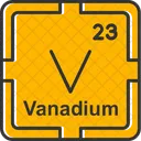 Vanadium Preodic Table Preodic Elements 아이콘