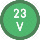 Vanadium Periodic Table Chemistry Icon