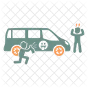 Vandalism Car Vandal Icon
