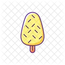 Vanilla ice cream with sprinkles  Icon