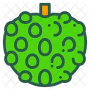 Vanillepudding Zucker Apfel Icon