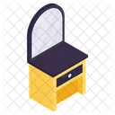 Vanity Mirror Looking Glass Furniture Icon