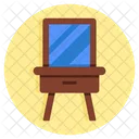 Vanity Mirror Looking Glass Furniture Icon