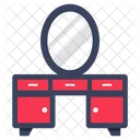 Vanity Mirror Looking Glass Reflector Icon